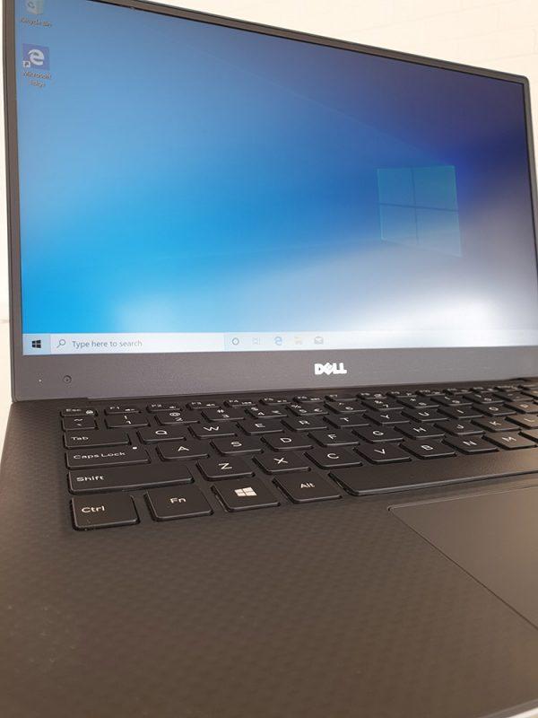 Refurbished Dell XPS 13 9350 laptop front closeup
