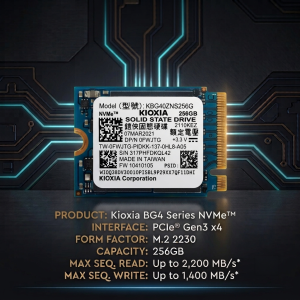 Kioxia BG4 Series NVME 256GB