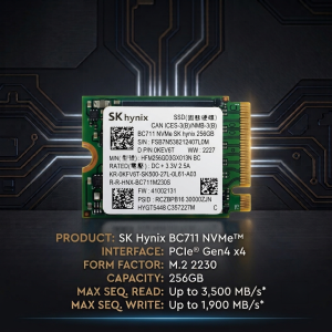 SK Hynix BC711 Series HFM256GD3GX013N